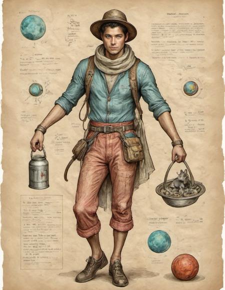 Eldritch Parchment Art | for Flux.1 dev版本v1.0 (ID: 748533)