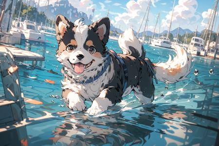 狗狗/cute dog/midjourney style dog Lora