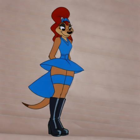 Alien Princess in meerkat form (The Lion King's Timon and Pumbaa)