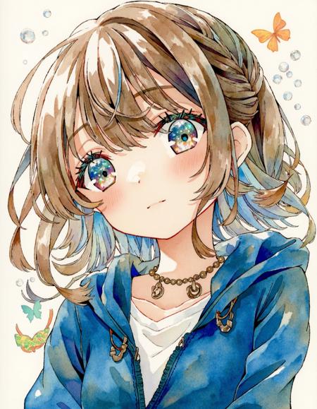 [FLUX]優子鈴(ゆこりん)/_yukoring/yukoring style (for transparent watercolor anime characters)