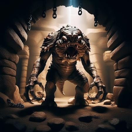 Rancor - Star Wars - SDXL