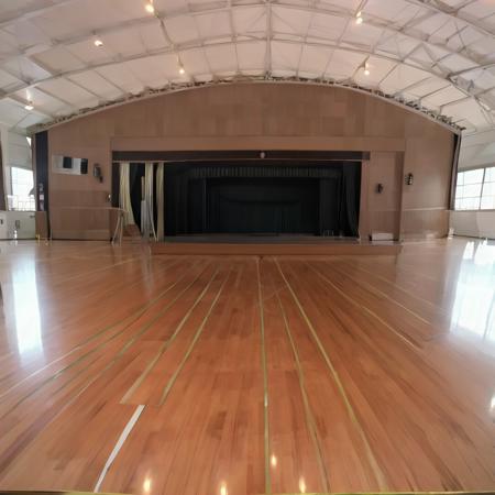 体育館 Japanese school gymnasium SD15