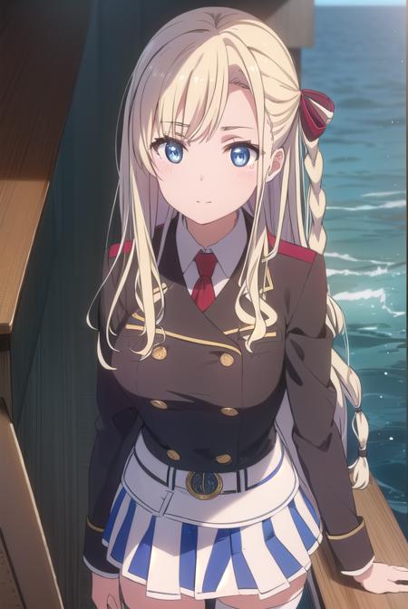 Wilhelmina Braunschweig Ingenohl Friedeburg (ヴィルヘルミーナ・ブラウンシュヴァイク・インゲノール・フリーデブルク) - High School Fleet (ハイスクール・フリート)