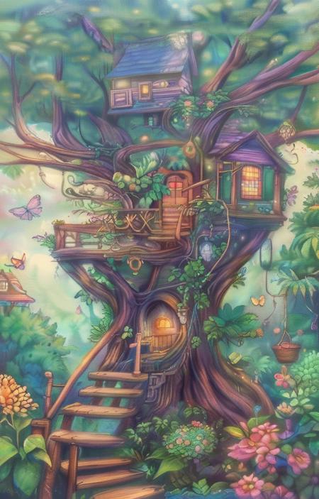 style of treehouse [SDXL] 433