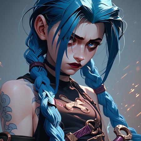Jinx - Arcane League of Legends (PonyXL)版本V1 (ID: 650526)