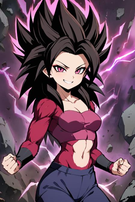 Caulifla + Super Saiyan 4 Form (Dragon Ball) [SDXL & SD1.5]