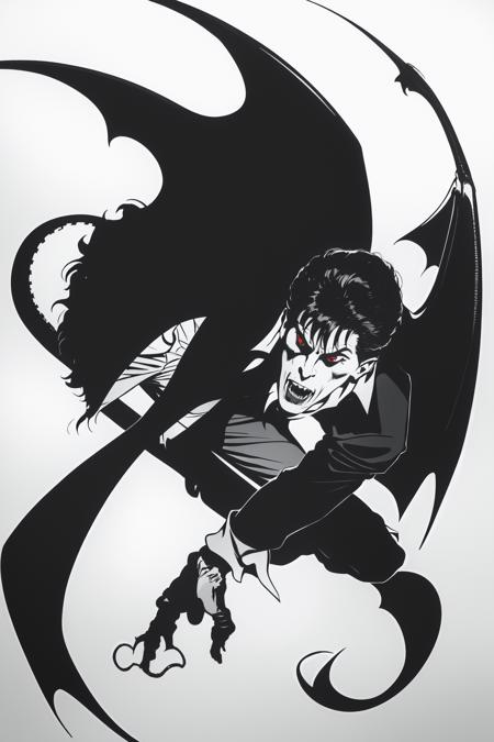 Dylan dog comic style - experimental horror lora
