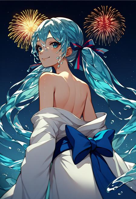 [PonyV6 XL] Bottle Miku | Vocaloid