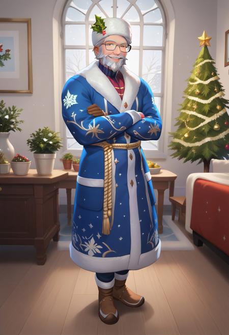 Father Winter Outfit(The Sims 4)