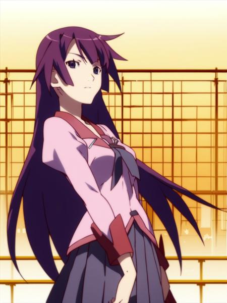 Senjougahara Hitagi Illustrious+Pony [Monogatari Series]