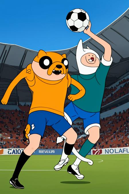 Adventure Time cartoon style