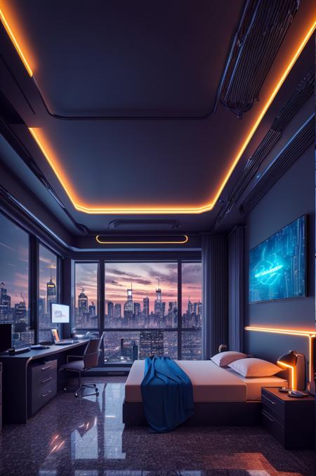 Cyberpunk Interior Design