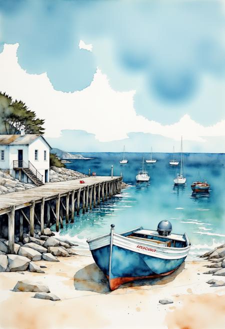 Watercolor painting