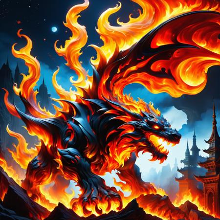 DonM - Another Made of Fire Style [SD1.5,SDXL]