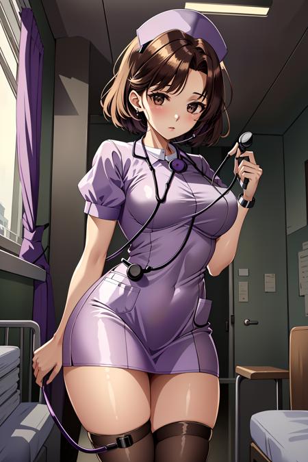 Purple Nurse Outfit