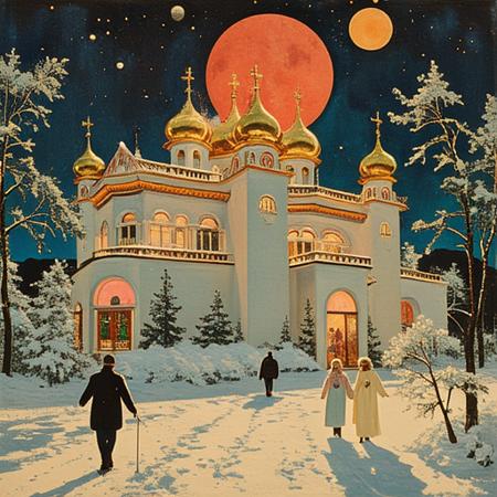 style of Boris Kustodiev [FLUX] 263