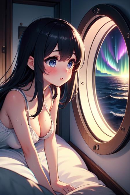 girl like ship porthole