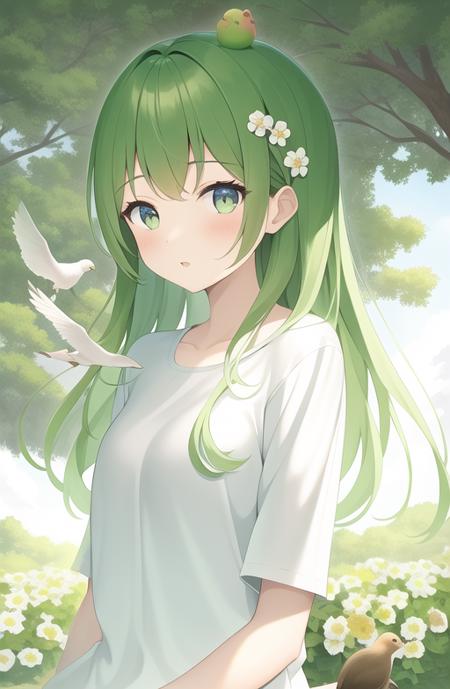 空灵幻想-幻想风格 Fresh thick paint ethereal fantasy style