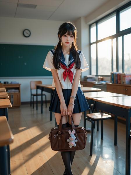 [Flux.1 D][Realistic]  Japanese JK School Uniform | JK制服