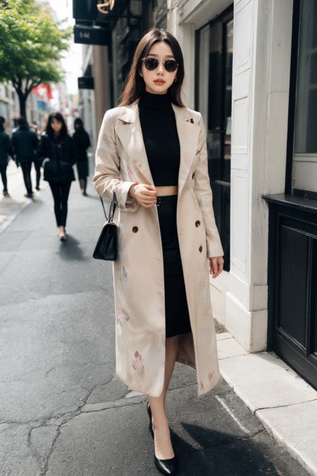 Waisted Woolen Coat