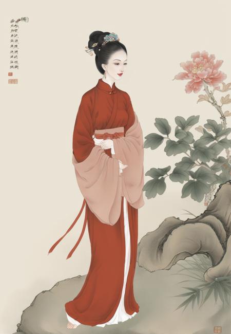国画 Chinese Painting | 工笔画牡丹(Meticulous painting of peony)