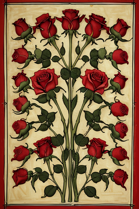 Eugene Grasset's plant patterns (1896)