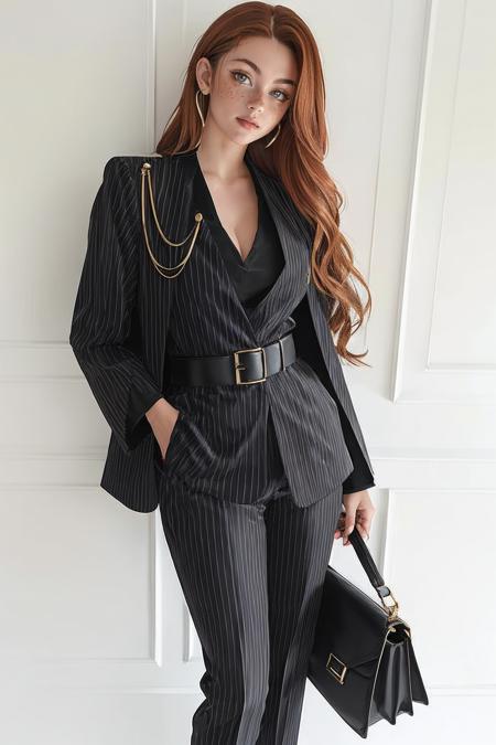 Pin Striped Suit