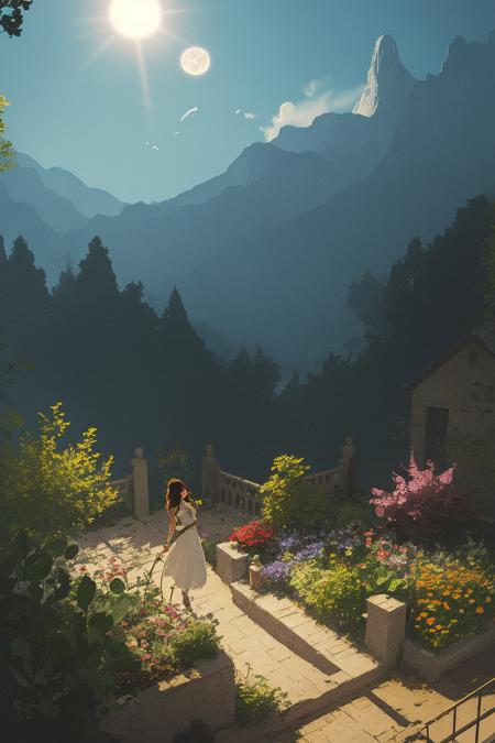 As_Country Style_插画风格小清新lora