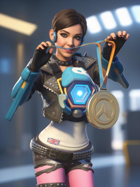 Awesome Overwatch TRACER Punk clothes