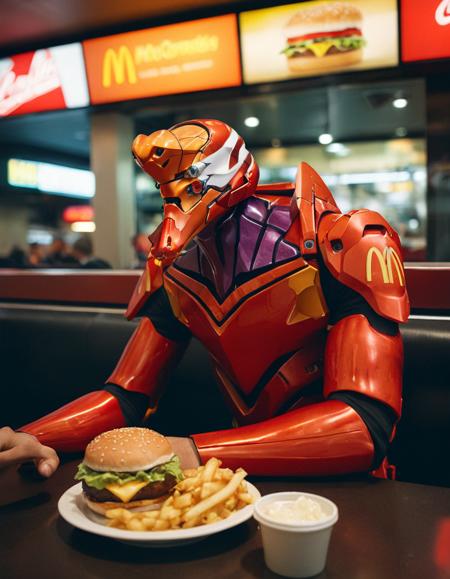 Neon Genesis Evangelion - Eva-02 - SDXL