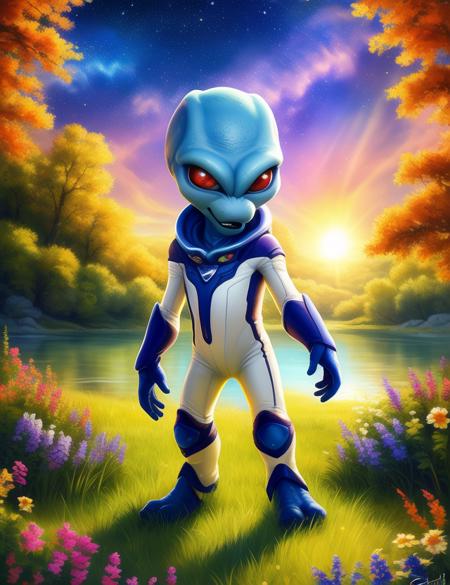 Crypto Alien - ( Destroy all Humans )版本Training yiffymix_v37 (ID: 750476)