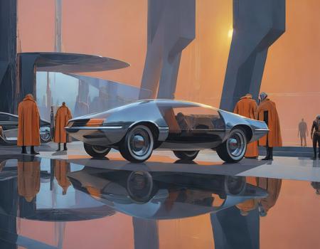 Syd Mead SDXL 1.0 Art Style LoRA