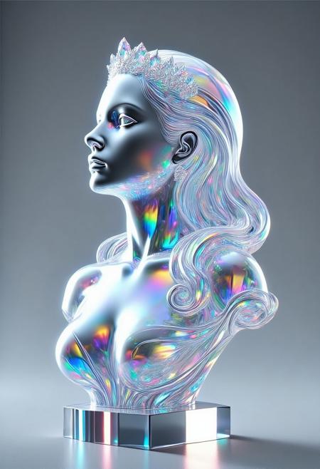 Prismatic Crystal World Morph for Flux