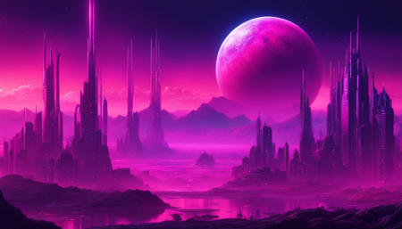 Alien Planet Concept Art (VW Style)