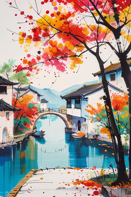 When Ink Meets Watercolor 当水墨遇上水彩