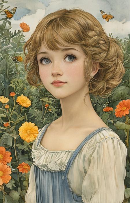 style of Elsa Beskow [SDXL] 142版本v1.0 (ID: 518572)