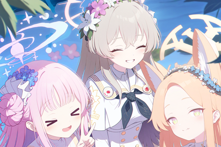 Bluearchive Key Visual (hennnachoco face XL)版本v1.0 (ID: 476209)
