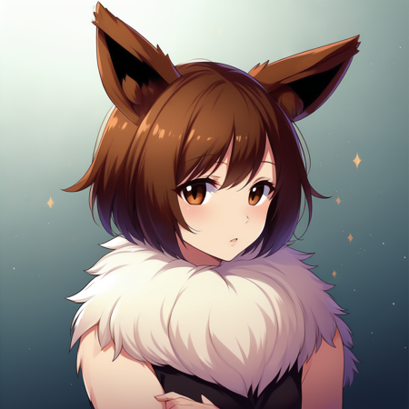 (Pokemon Gijinka) Eevee and its evolutions版本Eevee (ID: 369850)