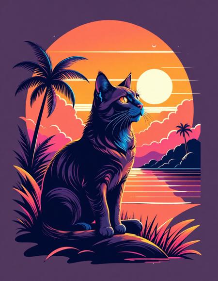T-Shirt Vector Style - FLUX
