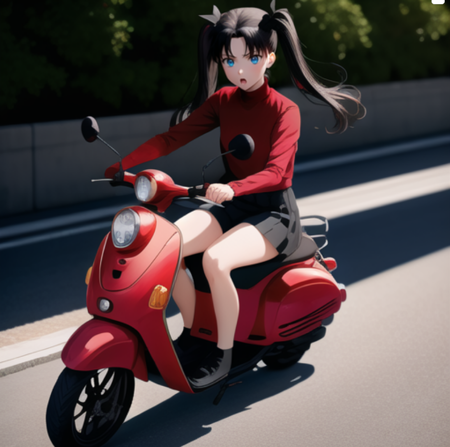 Driving Motor Scooter (Concept)