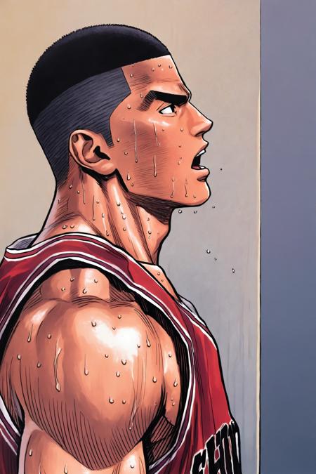 [illustrious XL] Inoue Takehiko/井上雄彦 《SLAM DUNK》/《灌篮高手》 樱木花道、流川枫 - Artist Style