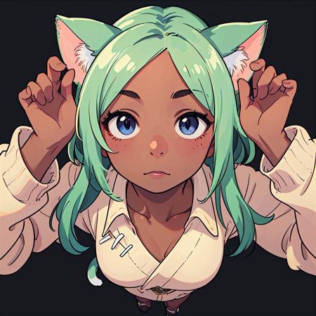 Osorubeshi Pony style LORAs版本FlatAnimePony (ID: 405360)