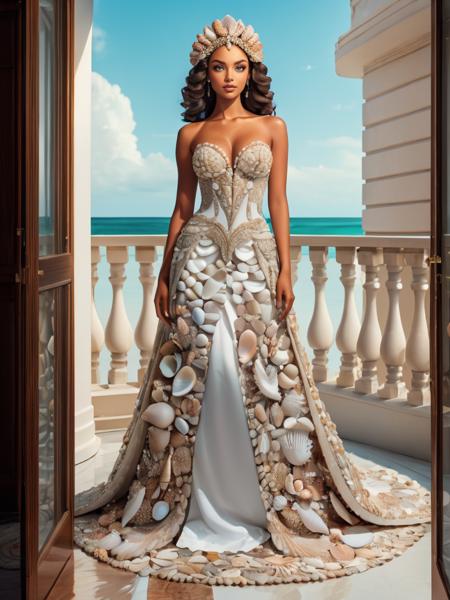 Sandy Toes and Seashell Smiles - Gown 8