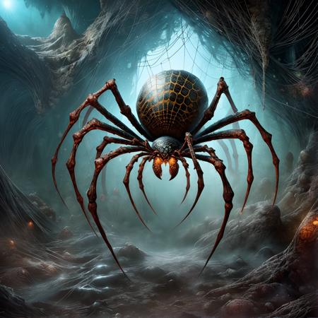 Giant spider lair