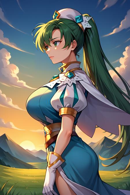Lyn/リンディス (Fire Emblem: The Blazing Blade) SDXL LoRA | 8 Outfits [Pony Diffusion]