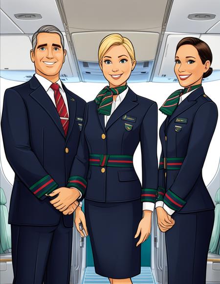Alitalia Stewardess Uniform / Divisa SDXL