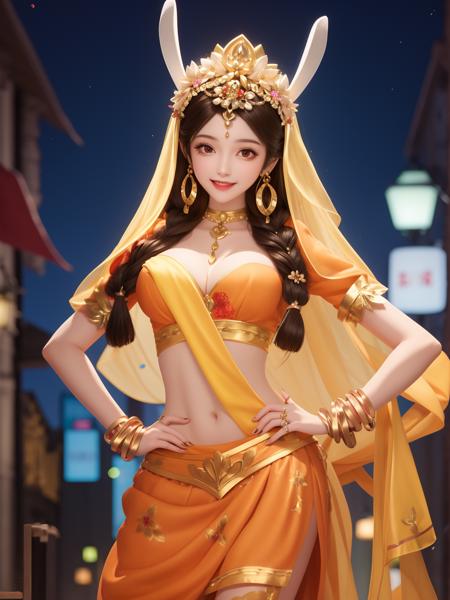 王者荣耀_公孙离_玉兔公主_Honor of kings_Gongsun Li