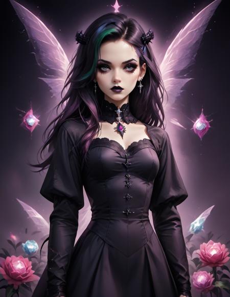 female goth, emo, punk, alt, scene