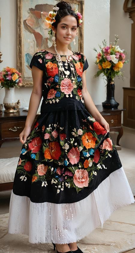 Tehuana Dress Mexico - Clothing