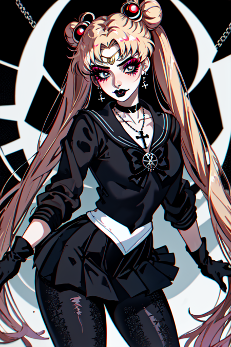 Sailor Moon Goth (Prompt like a Pro Textual Inversions!)